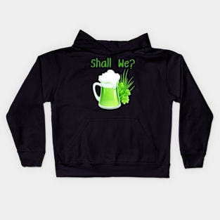 St. Patricks Day Green Beer Kids Hoodie